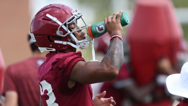 Malachi Moore, Alabama practice - August 12, 2022